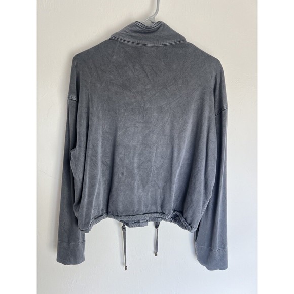 Splendid soft Gray Bomber Jacket M Medium - Picture 3 of 6